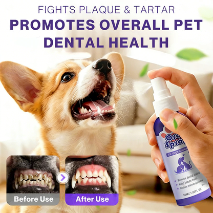 Softvya™ Advanced Pet Oral Spray | Instant Fresh Breath, Target Tartar & Support Healthy Gums 🦷✨
