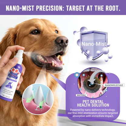 Softvya™ Advanced Pet Oral Spray | Instant Fresh Breath, Target Tartar & Support Healthy Gums 🦷✨
