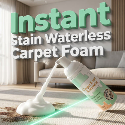 🔥Limited Time Promotion 65% OFF🔥Waterless Carpet Foam Stain Remover with Towel