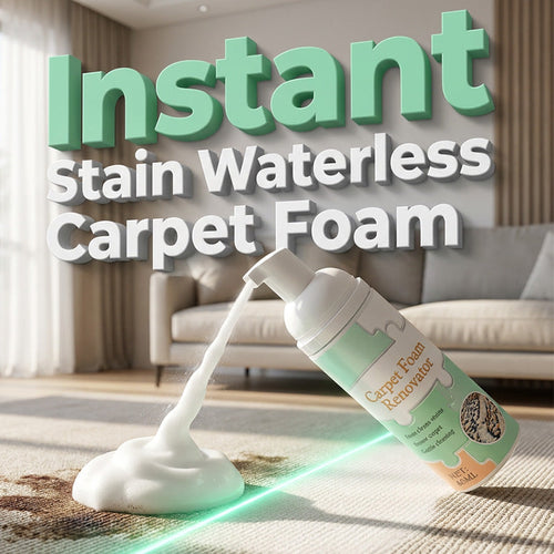🔥Limited Time Promotion 65% OFF🔥Waterless Carpet Foam Stain Remover with Towel