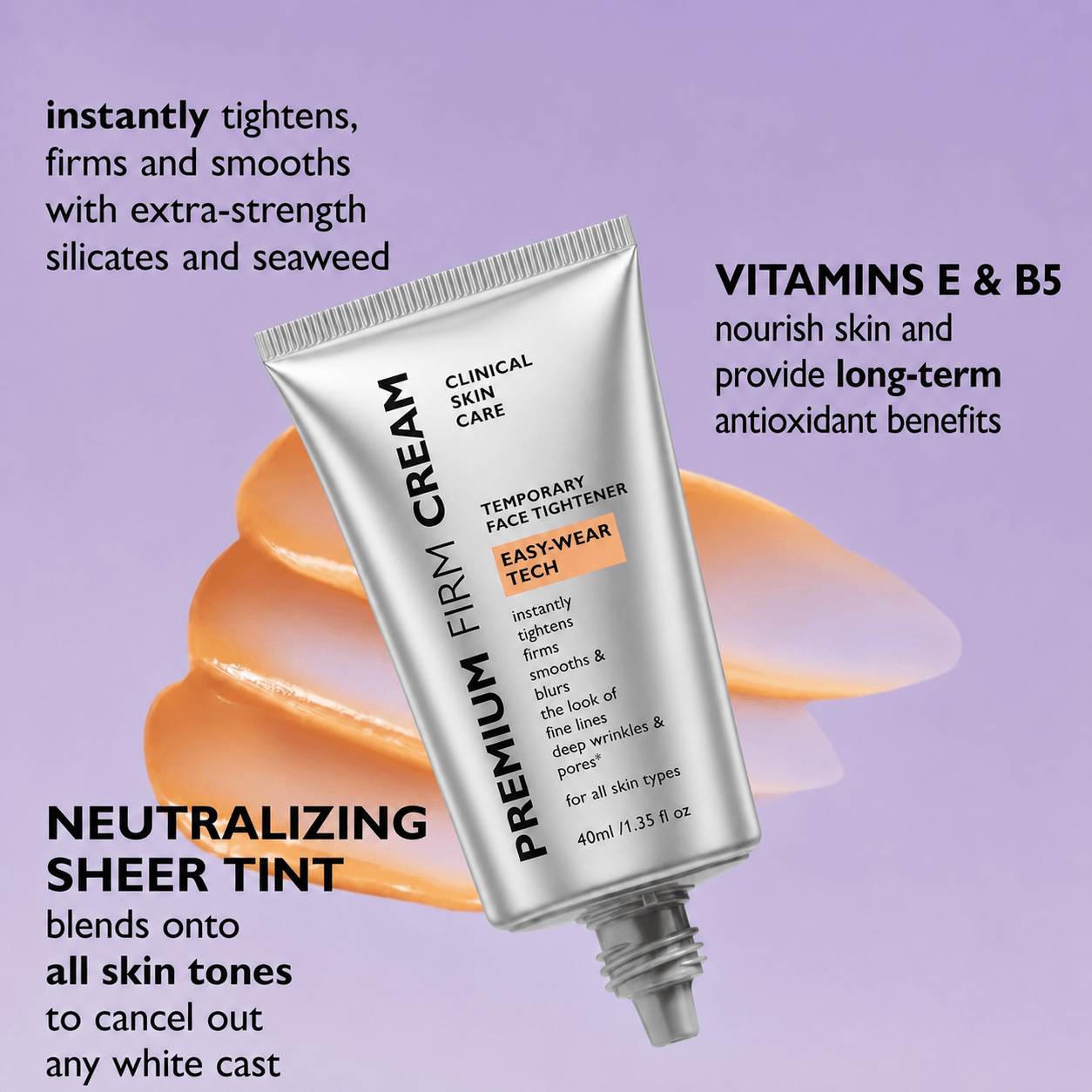 Instant Face & Eye Tightener Fast-Absorbing Formula