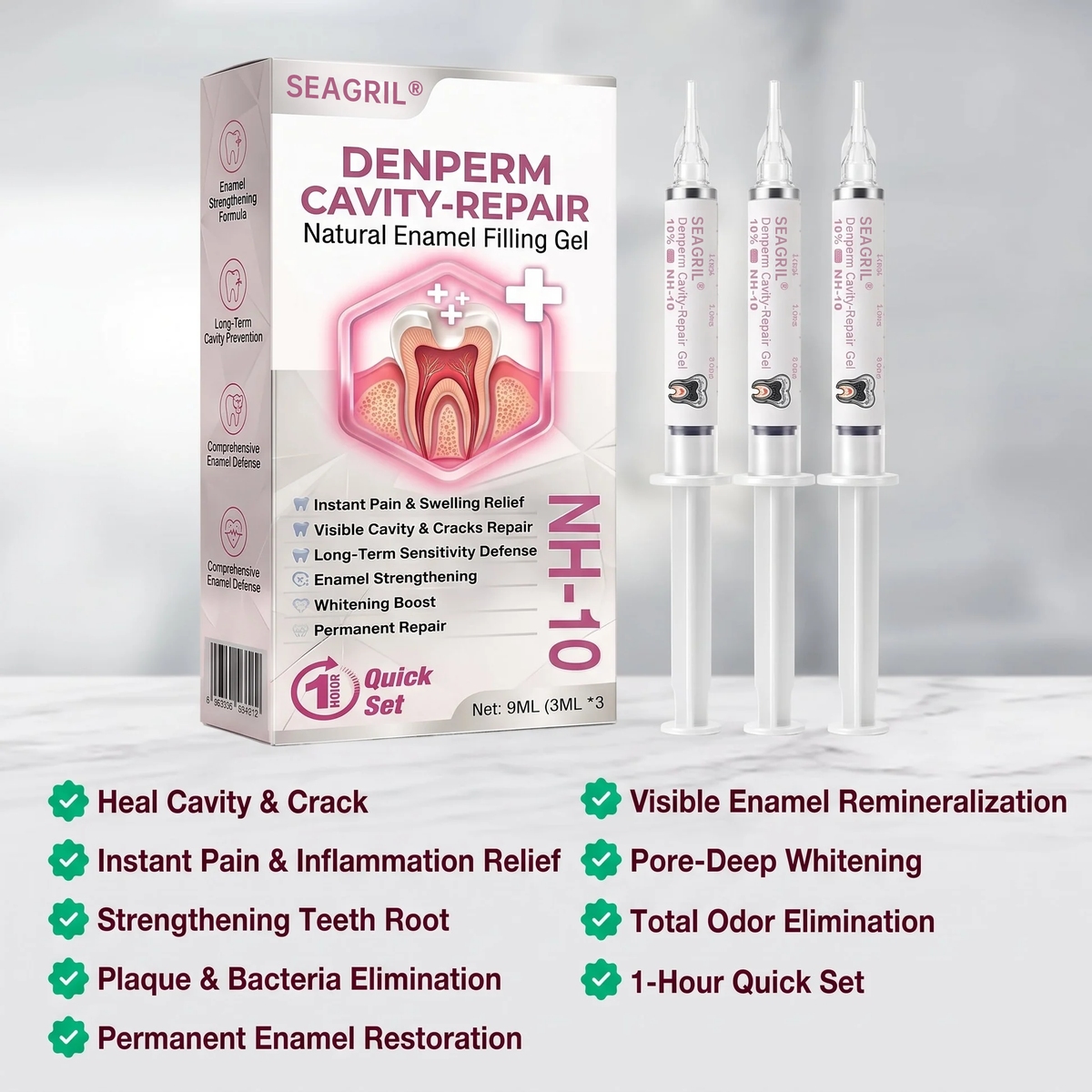 Juxek® DenPerm Cavity-Repair Natural Enamel Filling Gel
