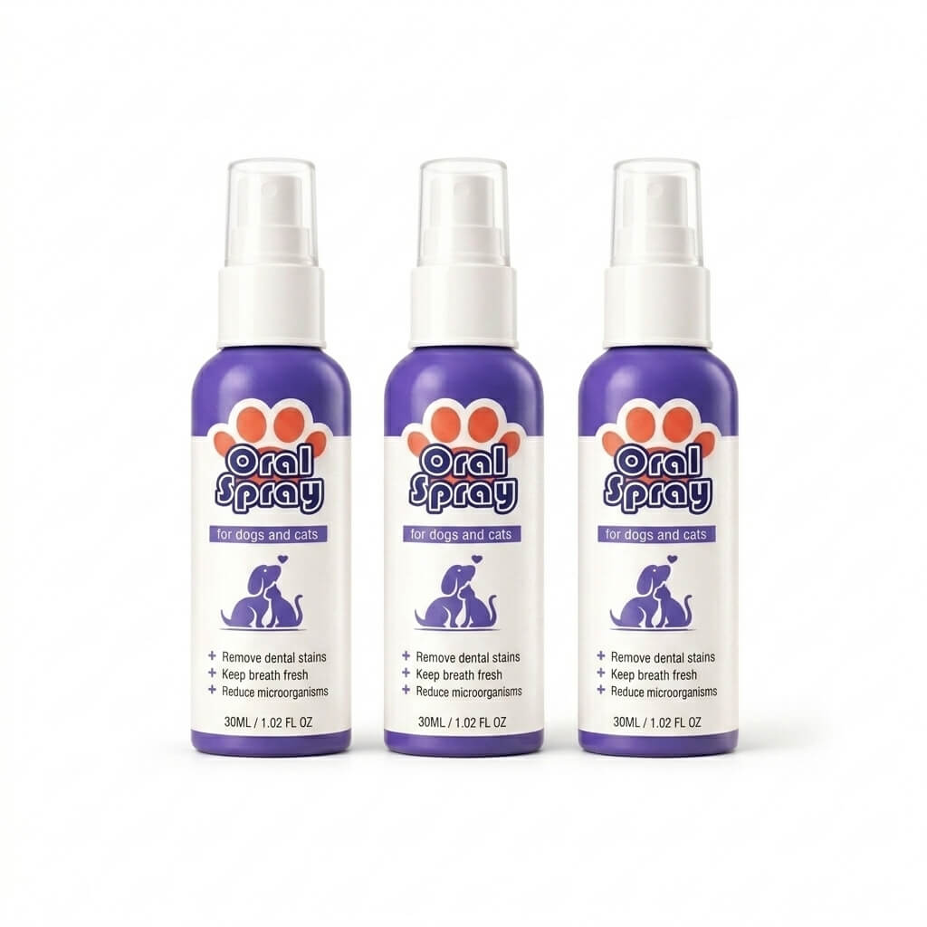 Softvya™ Advanced Pet Oral Spray | Instant Fresh Breath, Target Tartar & Support Healthy Gums 🦷✨