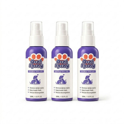 Softvya™ Advanced Pet Oral Spray | Instant Fresh Breath, Target Tartar & Support Healthy Gums 🦷✨