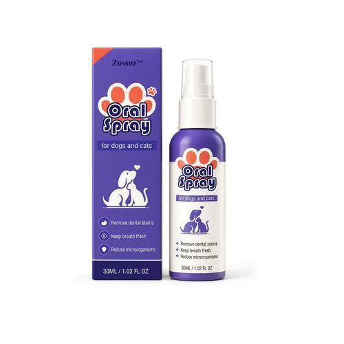 Softvya™ Advanced Pet Oral Spray | Instant Fresh Breath, Target Tartar & Support Healthy Gums 🦷✨